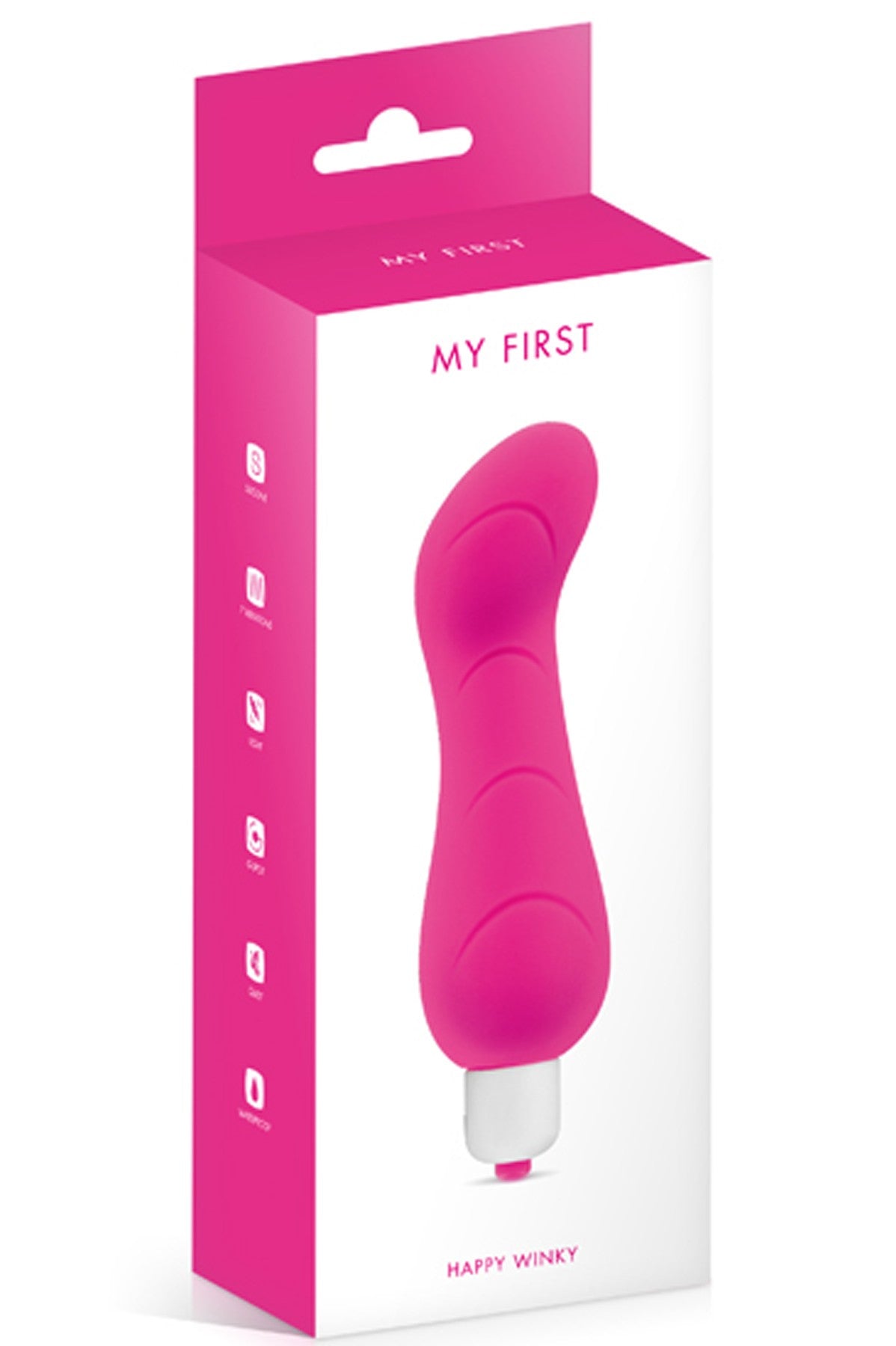 Vibromasseur rose 7 vitesses courbé point G waterproof