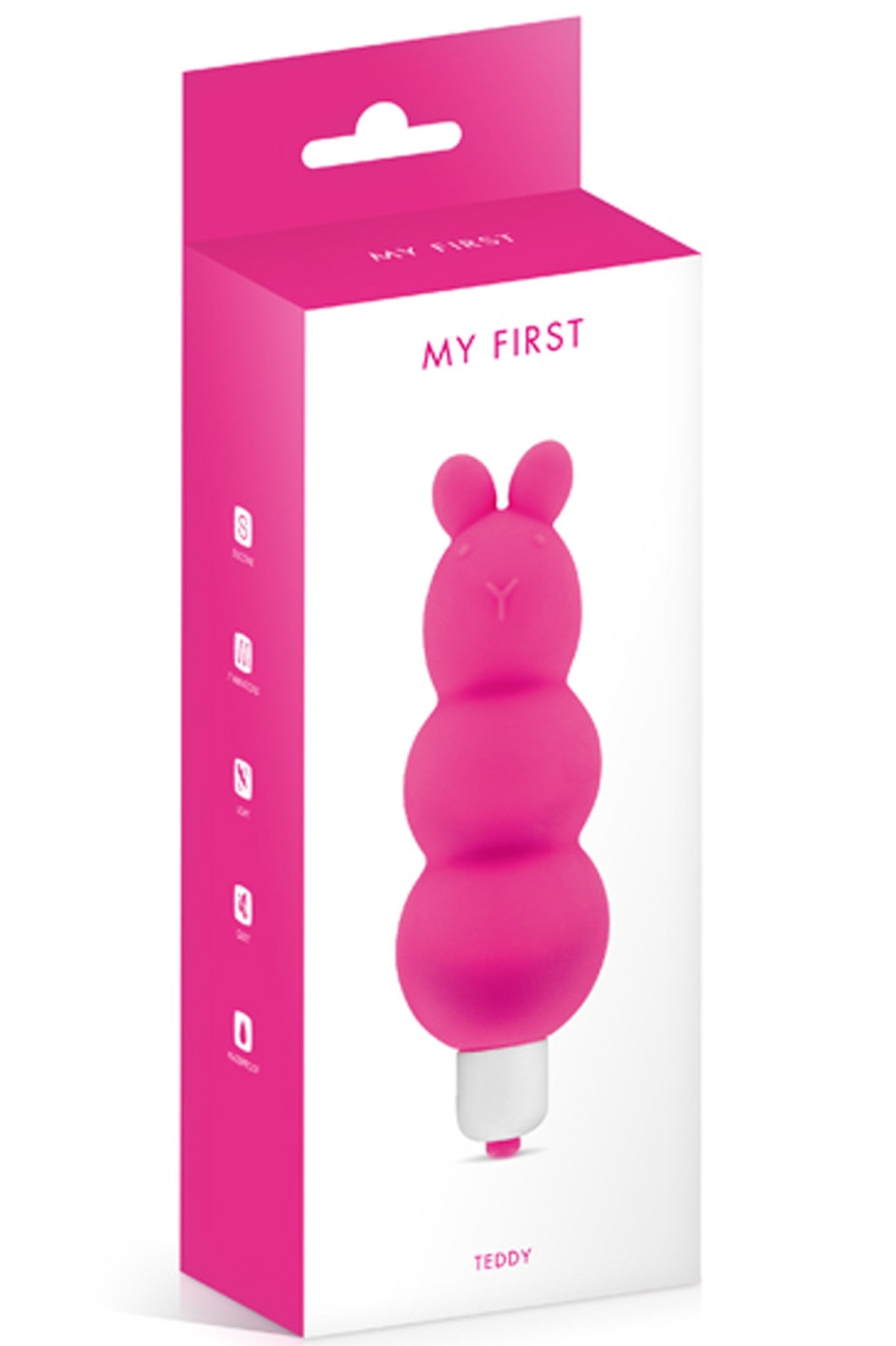 Vibromasseur stimulateur rose 7 vitesses waterproof