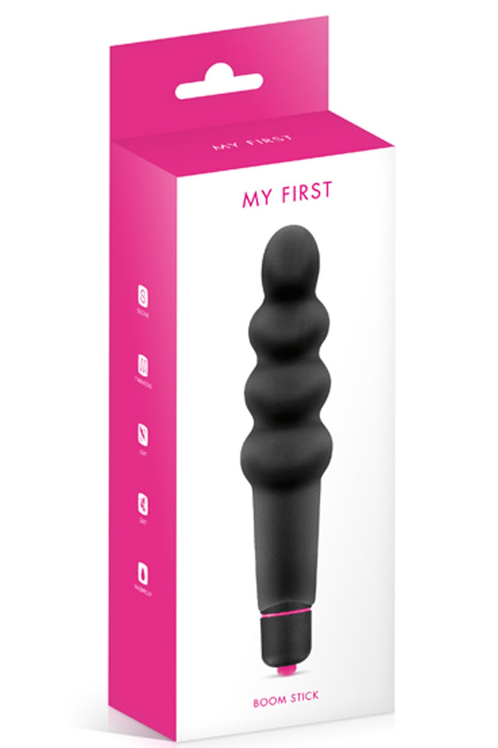 Vibromasseur glace noir silicone 7 vitesses waterproof
