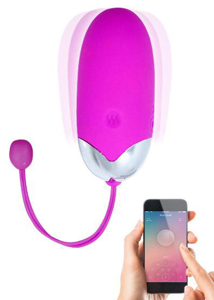 Oeuf vibrant puissant USB avec application smatphone