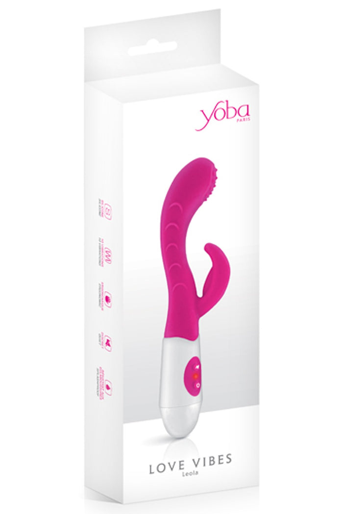 Vibromasseur rabbit stries et picots