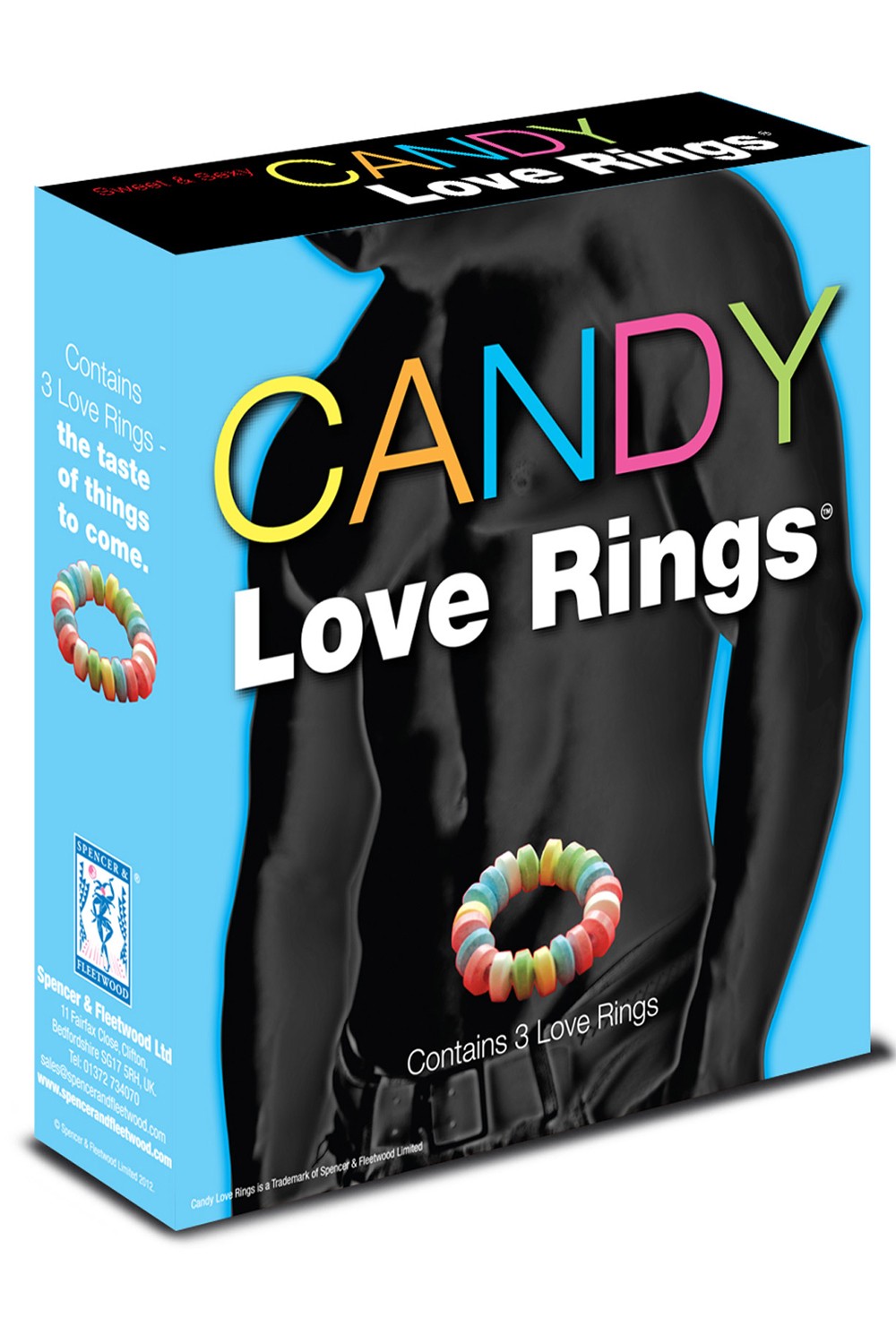 Lot de 3 cockrings bonbons Candy