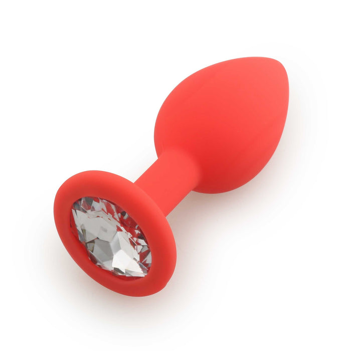 Plug rouge bijou cristal Large CHERRY