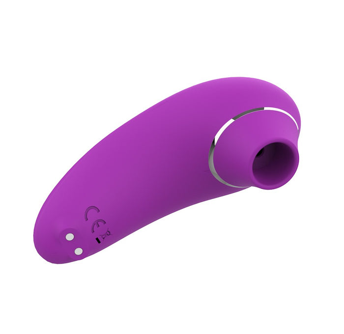 Vibromasseur clitoridien par embout de vibrations sur membrane violet USB