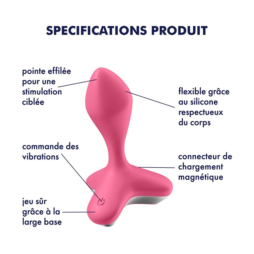 Vibromasseur anal USB rose Game Changer Satisfyer