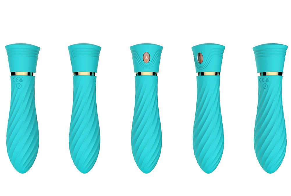 Mini Vibromasseur bleu USB