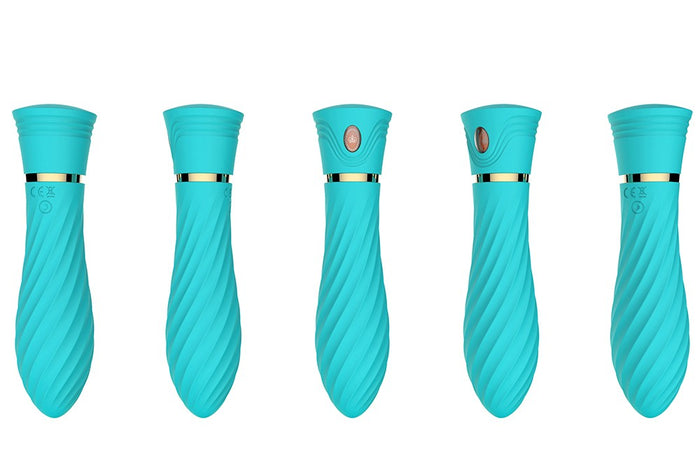 Mini Vibromasseur bleu USB