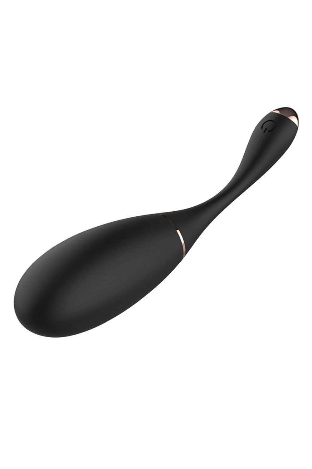 Œuf vibrant télécommandé USB noir avec option commande vocale LOLA-S