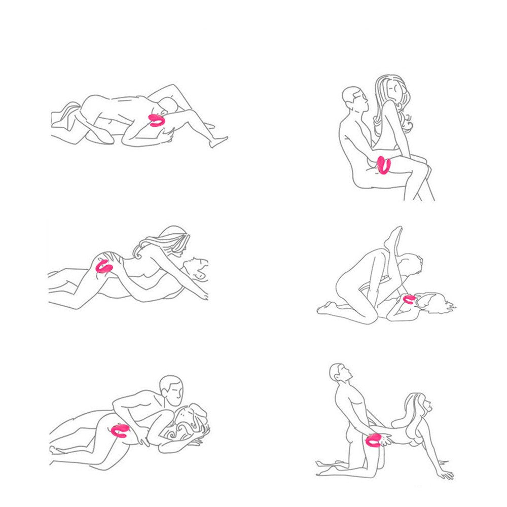 Vibromasseur de couple rose, USB avec 2 moteurs pour stimulation Point G et clitoridienne avec télécommande