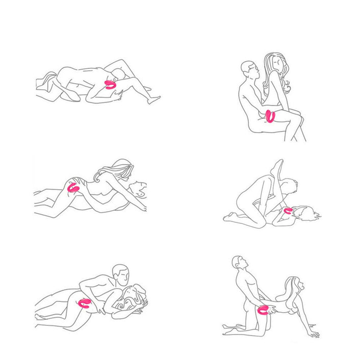 Vibromasseur de couple rose, USB avec 2 moteurs pour stimulation Point G et clitoridienne avec télécommande
