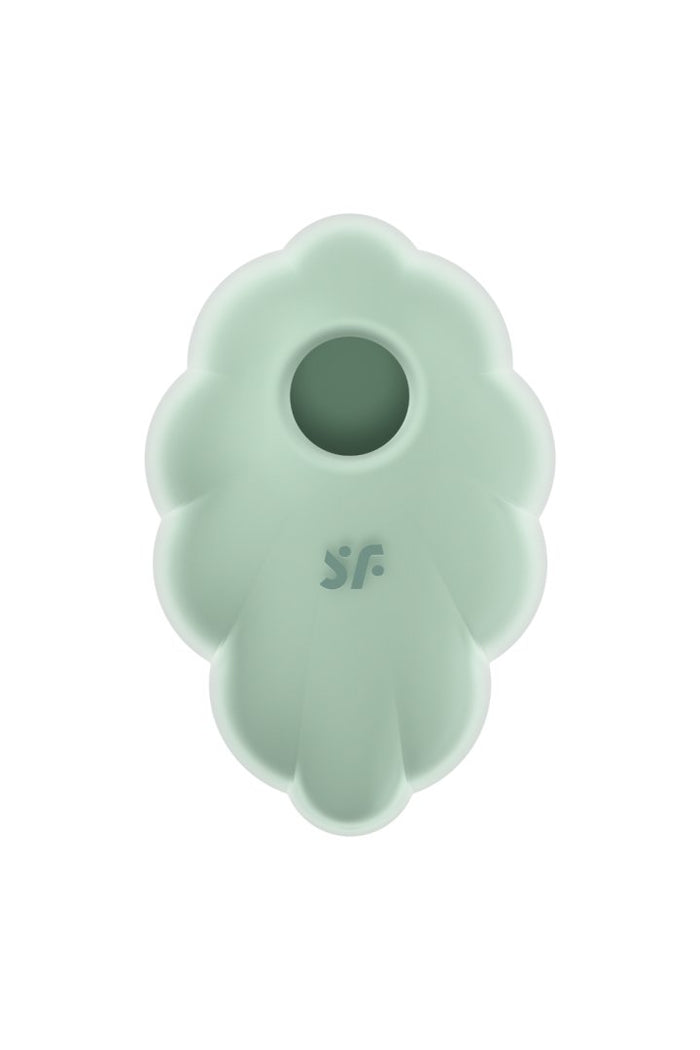 Stimulateur clitoridien par onde de pression sans contact et par vibration USB vert menthe, Cloud Dancer Satisfyer