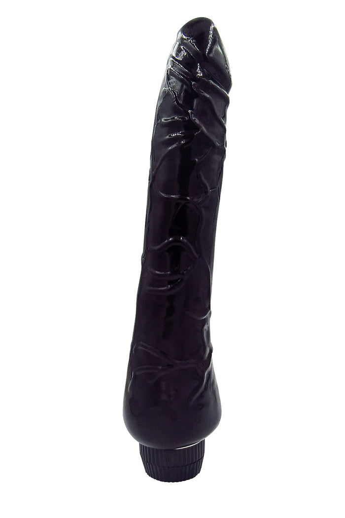 Vibromasseur réalise noir veiné de 25 cm
