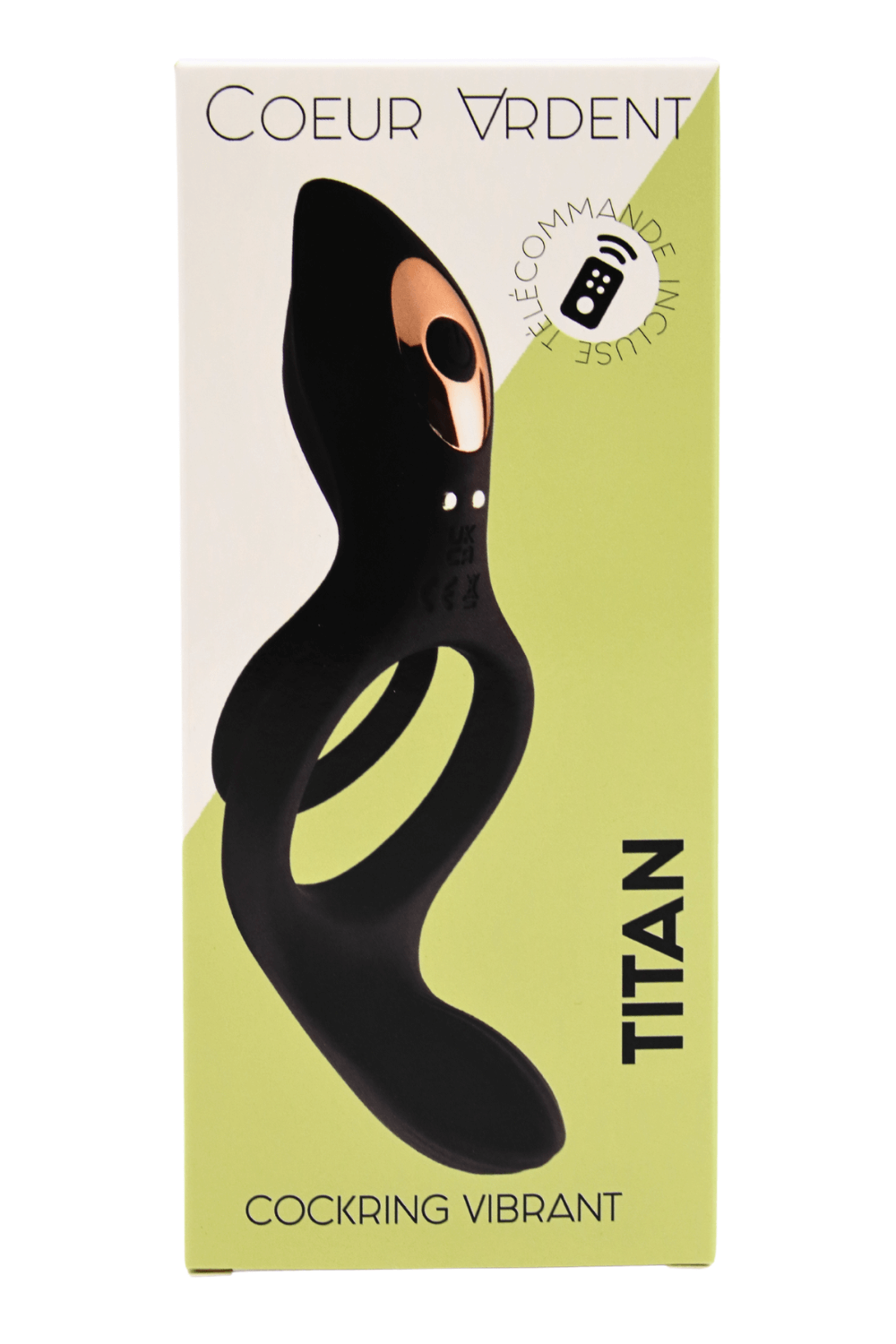 TITAN – Cockring Vibrant Télécommandé