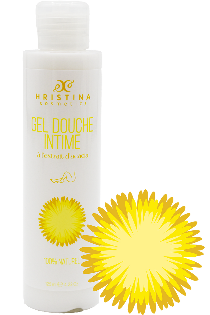 Gel douche intime à l'extrait d'acacia - 125ml 100% naturel
