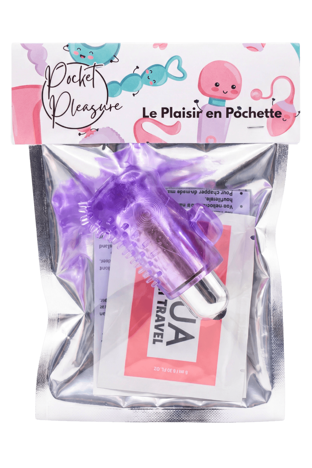 Doigt Vibrant Pocket Pleasure Pocket Pleasure + 1 dosette de lubrifiant
