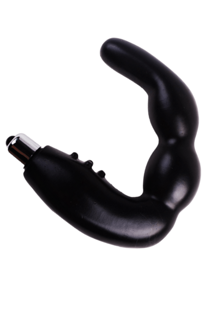 Stimulateur de Prostate Vibrant Noir + 1 dosette lubrifiant — Pocket Pleasure