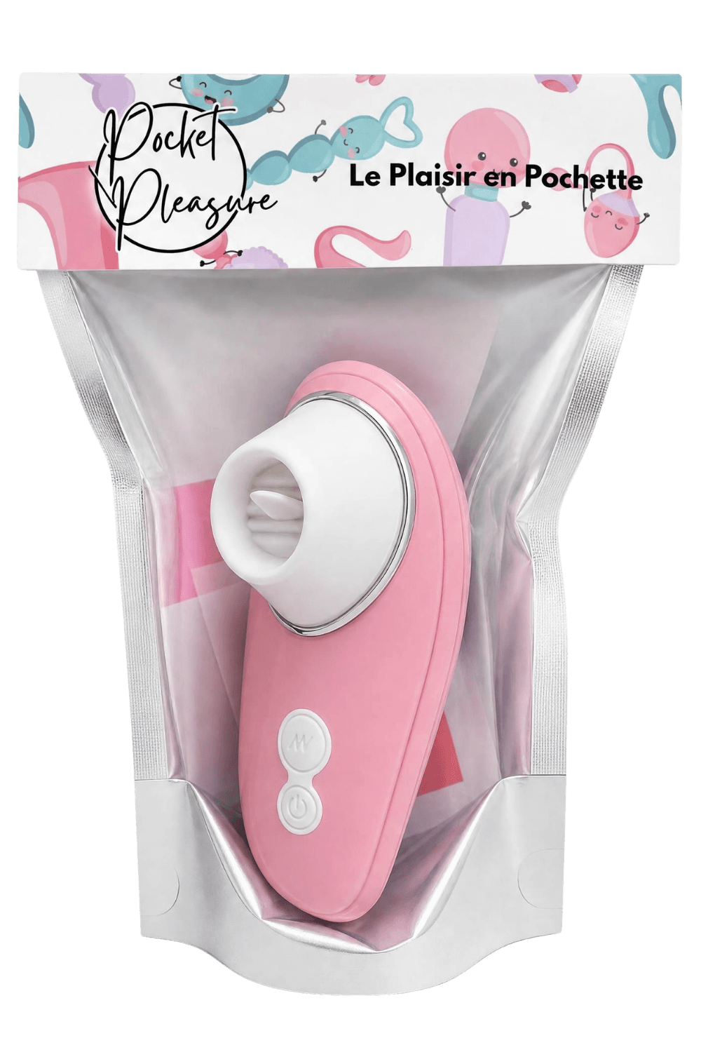 Stimulateur Clitoridien à Langue Rose + 1 dosette de lubrifiant — Pocket Pleasure