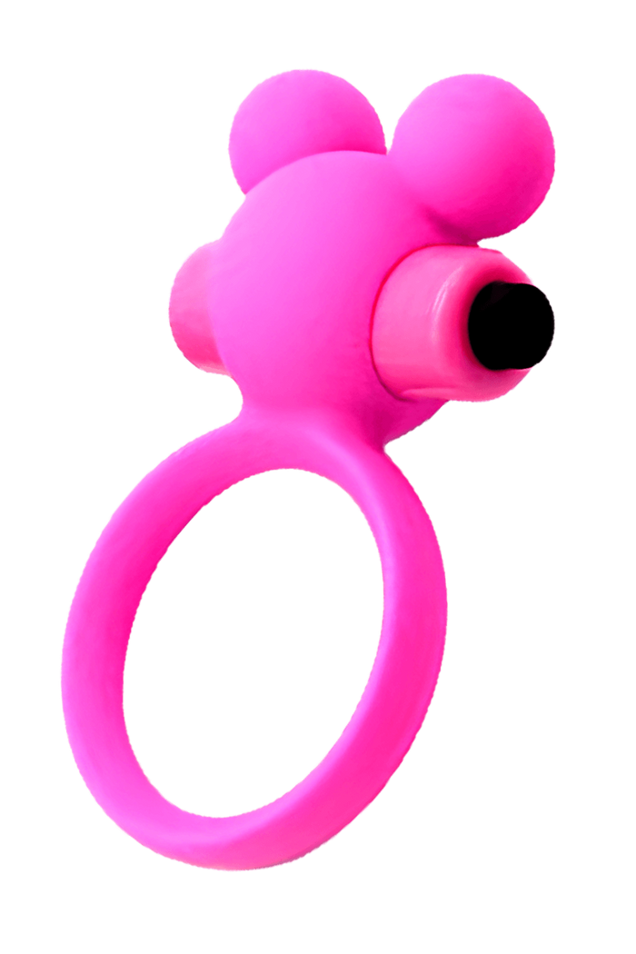 Anneau Vibrant Ourson Rose + 1 dosette de lubrifiant — Pocket Pleasure
