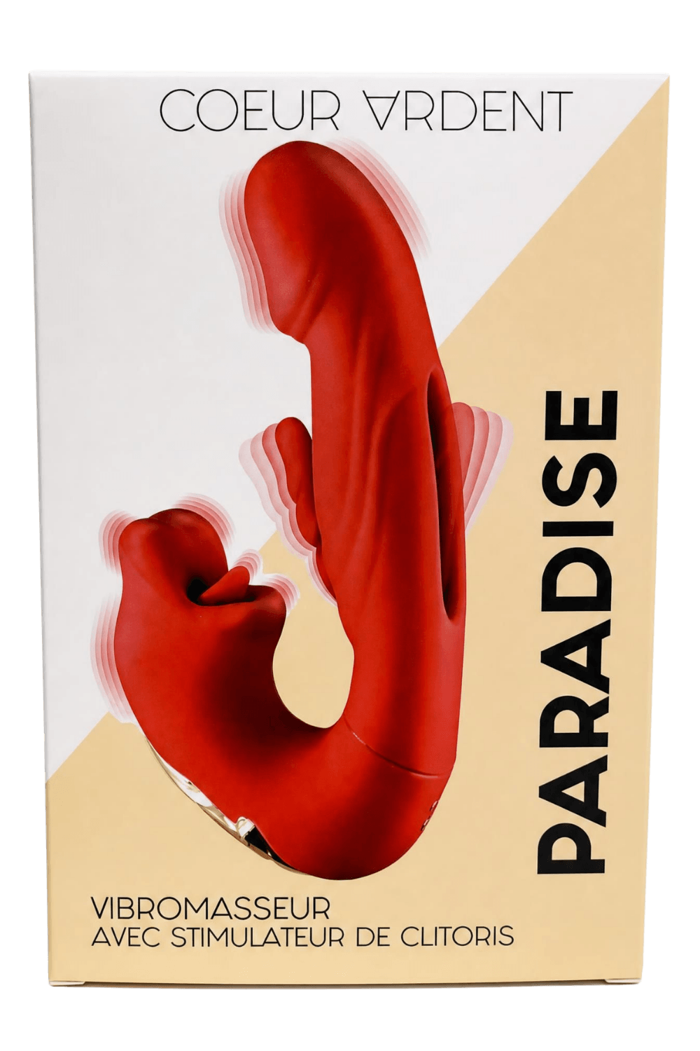 PARADISE — Vibromasseur avec Stimulateur de Clitoris | Coeur Ardent