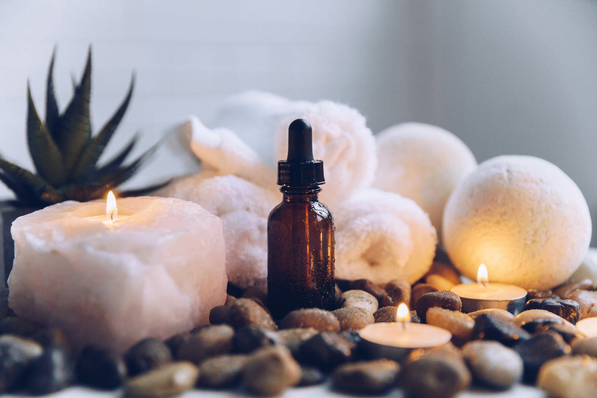 Bougies et huiles de massage